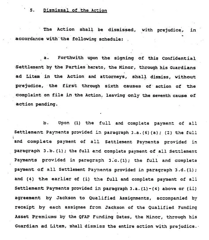 Dismissal of the Action